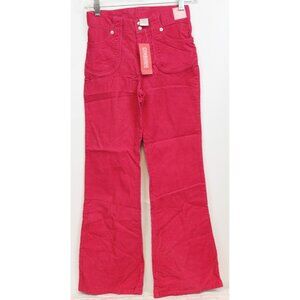 NWT 2005 Gymboree Tyrolean Lure Pink Corduroy Pants sz 10 Heart Embroidery Girls